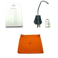 ELADY Hermes Shoulder Birkin 42 I Engraved Made In 2005 Ladies Handbag Taurillon Clemence Noir (black) X Silver (palladium) Metal Fittings 21 ELADY Hermes Shoulder Birkin 42 I Engraved Made In 2005 Ladies Handbag Taurillon Clemence Noir (black) X Silver (palladium) Metal Fittings -Best Jewelry Store 2000 994f49a0 cb6a 4aa1 9deb 7b0d61050194