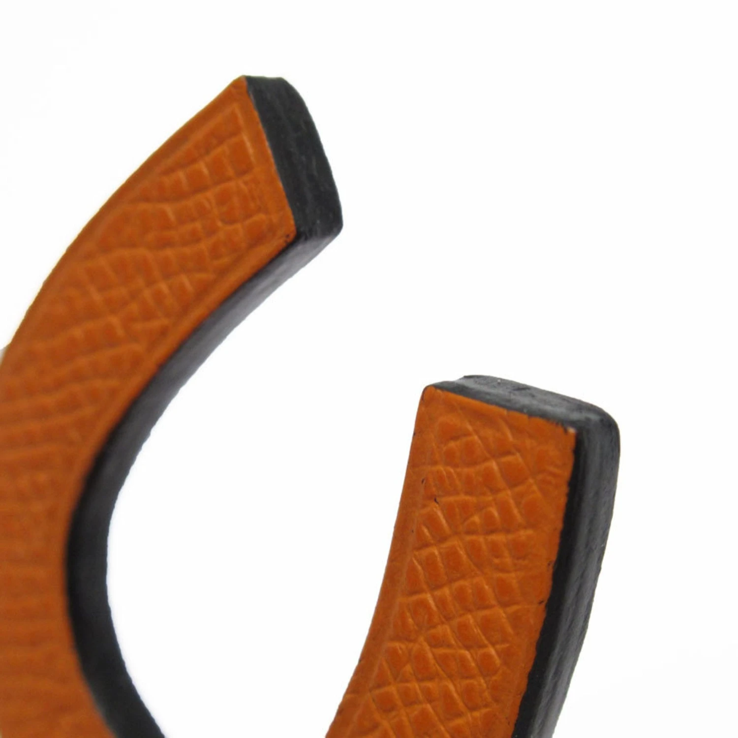 ELADY HERMES Charm Leather Silver 925 Grey Orange Men's Women's W0290i 6 ELADY HERMES Charm Leather Silver 925 Grey Orange Men's Women's W0290i - Image 4