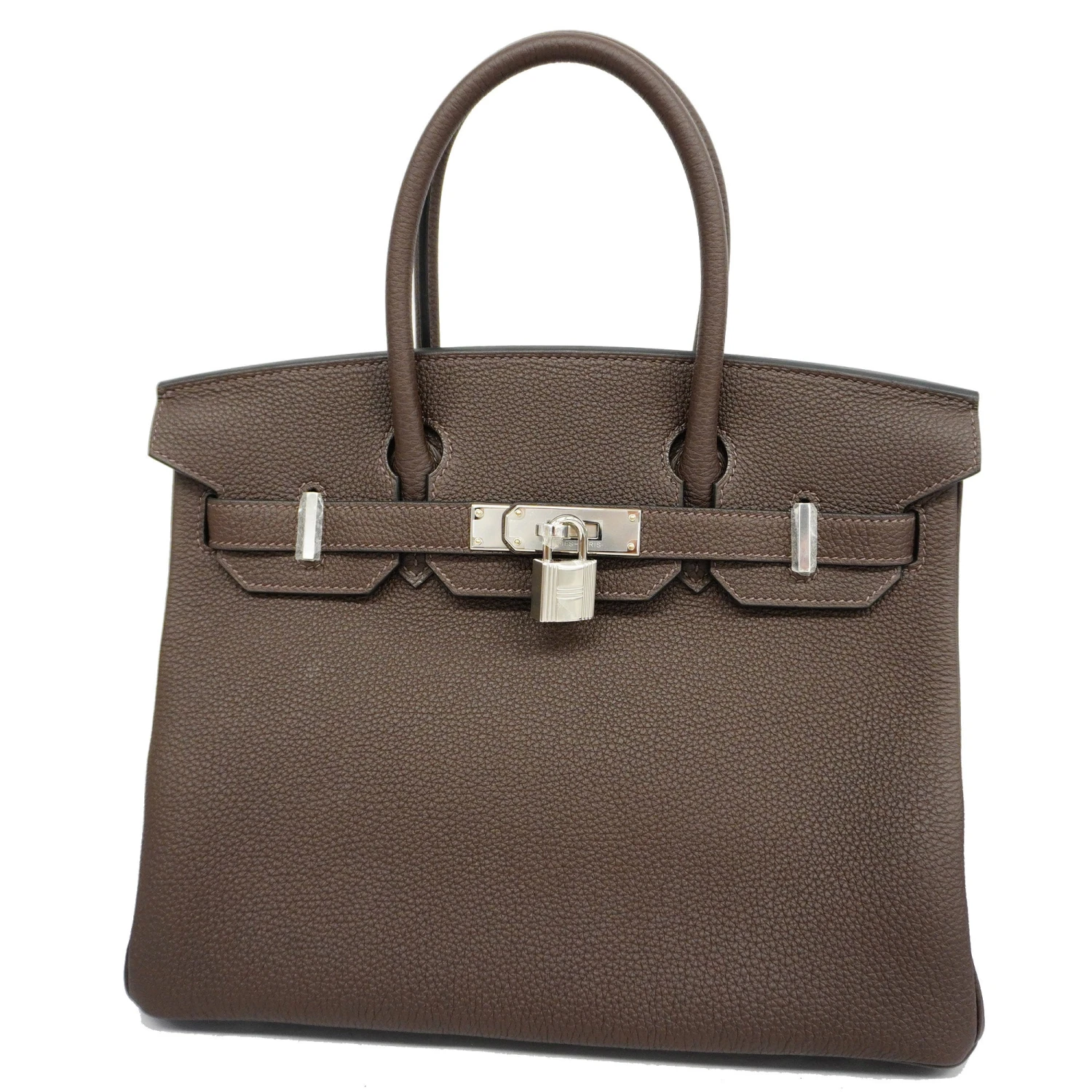 ELADY HERMESAuth Birkin Birkin 30 B Stamp Women's Togo Leather Handbag Cacao 3 ELADY HERMESAuth Birkin Birkin 30 B Stamp Women's Togo Leather Handbag Cacao