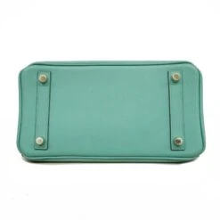 ELADY Hermes Handbag Birkin 25 X Stamp Swift Blue Atoll Silver Metal -Best Jewelry Store 2000 9a78f388 750b 4c5c bc14 bf2bc0b9f1ec