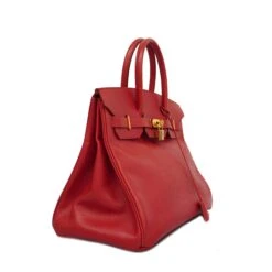 ELADY HERMESAuth Birkin 35 D Stamp Women's Courchevel Leather Handbag Rouge Vif 13 ELADY HERMESAuth Birkin 35 D Stamp Women's Courchevel Leather Handbag Rouge Vif -Best Jewelry Store 2000 9a80094d f006 4726 b196 9cd47467f0c2