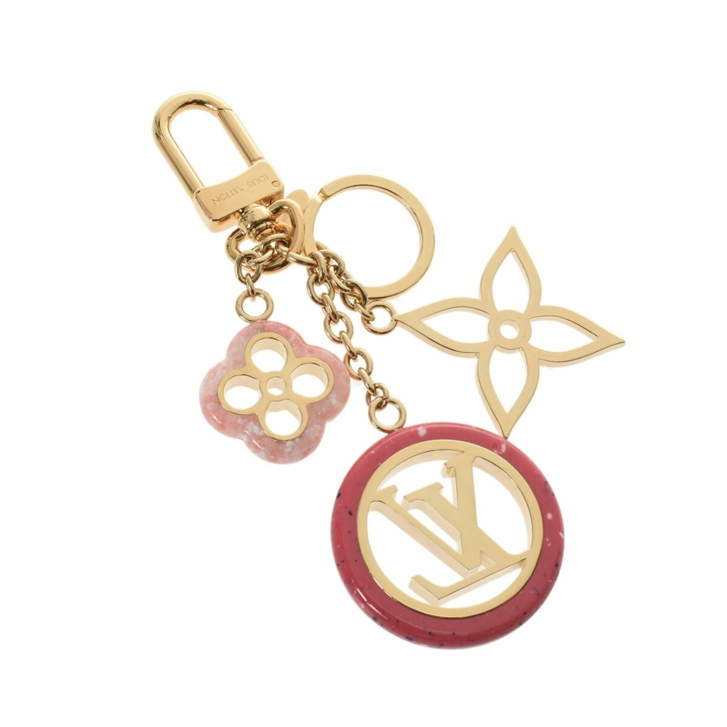 ELADY LOUIS VUITTON Porte-Cle Color Line Bag Charm Gold/Pink M64525 Women's GP Keychain 4 ELADY LOUIS VUITTON Porte-Cle Color Line Bag Charm Gold/Pink M64525 Women's GP Keychain - Image 2