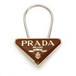ELADY PRADA Triangle Key Hook Charm Bordeaux [Deep Red]