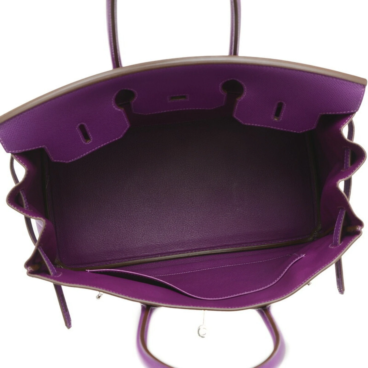 ELADY HERMES Birkin 35 Handbag Epson Anemone R Stamp 7 ELADY HERMES Birkin 35 Handbag Epson Anemone R Stamp - Image 5