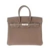 ELADY HERMES Birkin 25 Etoupe Palladium Metal Fittings U Engraved [around 2022] Ladies Togo Handbag