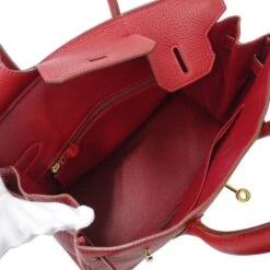 ELADY Hermes Birkin 30 Taurillon Clemence Rouge Bag Ladies Handbag Red -Best Jewelry Store 2000 acc7a445 3999 4364 9d85 31996d1463d5