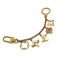 ELADY LOUIS VUITTON Porto Cle Spring Street M69008 Keyring [Cream,Gold,Monogram,Pink] -Best Jewelry Store 2000 af1afb35 283b 4775 b18a b872f797d41b