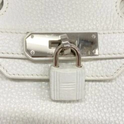 ELADY HERMES Handbag Birkin 30 X Engraved Taurillon Clemence White Ladies -Best Jewelry Store 2000 b16e73b0 6073 4917 aacb 0502c9be564c