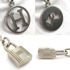 ELADY HERMES Charm Amulet 4 Bull Rock Metal Silver Unisex -Best Jewelry Store 2000 b2b40fb5 1d7f 49fe 961a 01cb3b61ed9c