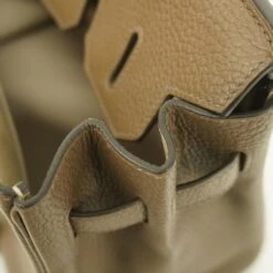 ELADY HERMES Handbag Birkin 30 D Engraved Taurillon Clemence Taupe Tourtiere Gray Silver Hardware Women's -Best Jewelry Store 2000 b4b5a316 18e3 4595 934a 61cf5a2b661f