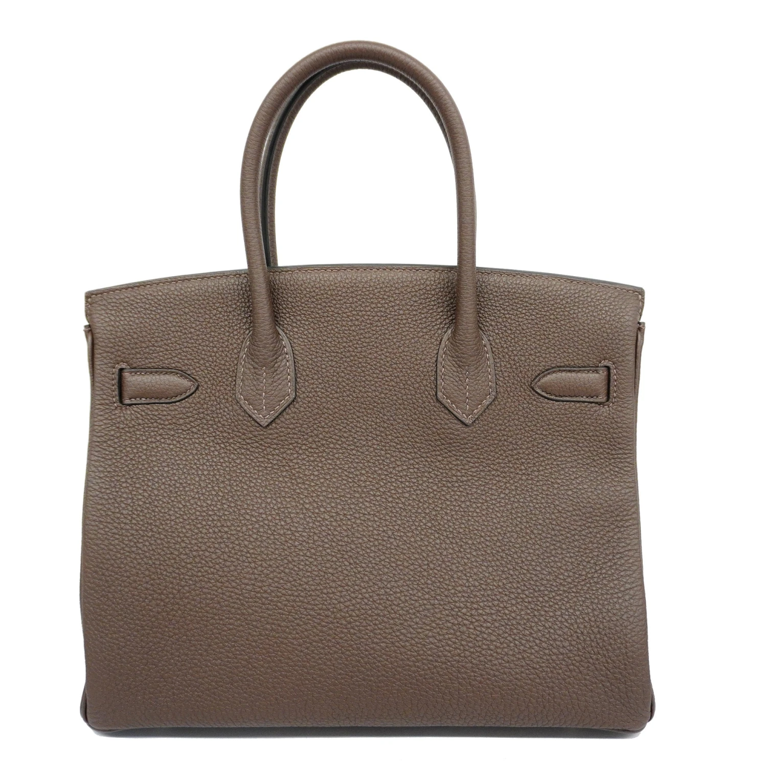 ELADY HERMESAuth Birkin Birkin 30 B Stamp Women's Togo Leather Handbag Cacao 9 ELADY HERMESAuth Birkin Birkin 30 B Stamp Women's Togo Leather Handbag Cacao - Image 7
