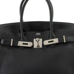 ELADY HERMES Birkin 30 Handbag Fjord Black L Engraved Silver Hardware -Best Jewelry Store 2000 ba0e5af1 b295 4c5a be1a 24cb72616f1e