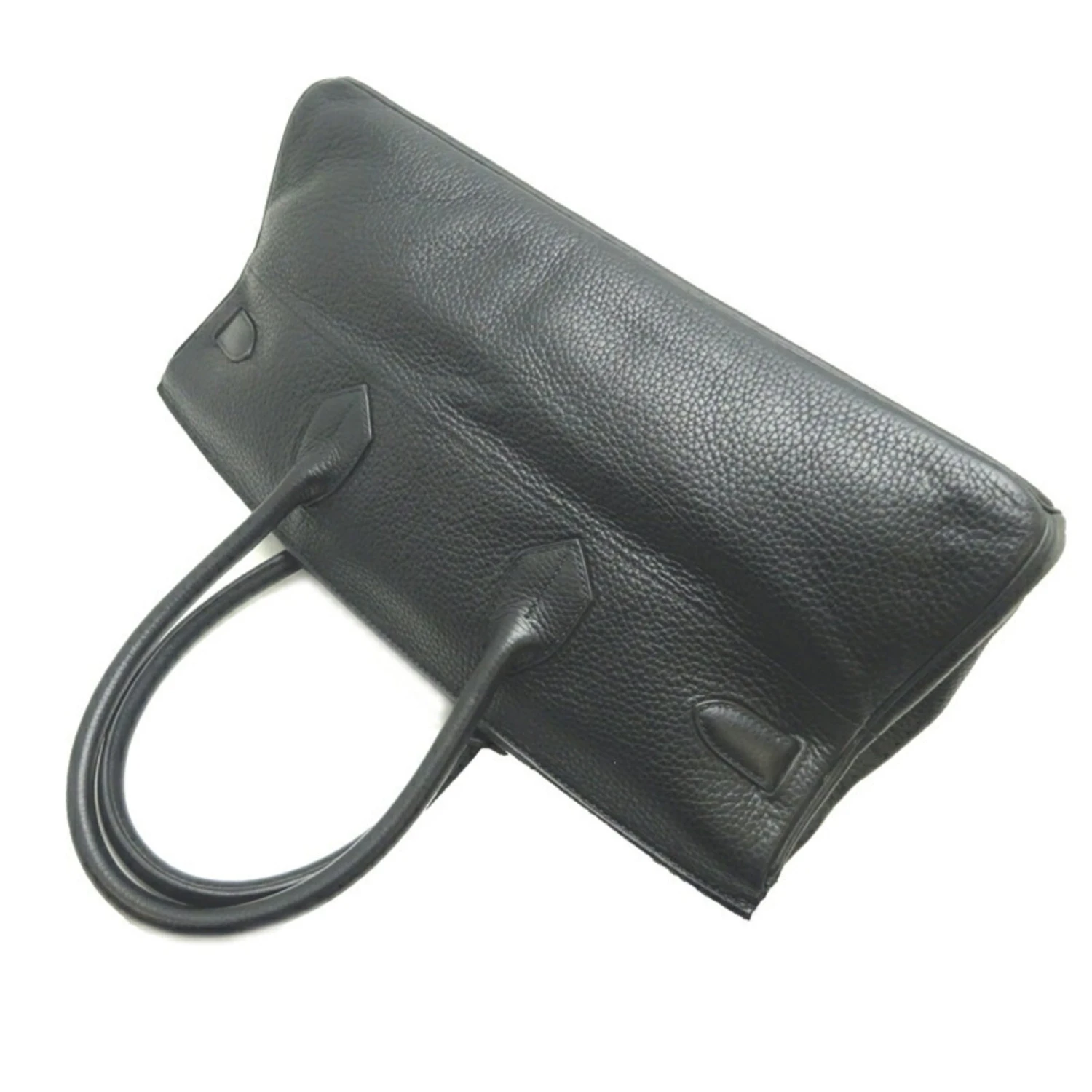 ELADY Hermes Shoulder Birkin 42 I Engraved Made In 2005 Ladies Handbag Taurillon Clemence Noir (black) X Silver (palladium) Metal Fittings 6 ELADY Hermes Shoulder Birkin 42 I Engraved Made In 2005 Ladies Handbag Taurillon Clemence Noir (black) X Silver (palladium) Metal Fittings - Image 4