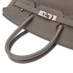ELADY HERMES Birkin 35 Ethane Palladium Hardware O Stamp [circa 2011] Unisex Taurillon Clemence Handbag -Best Jewelry Store 2000 c27a8fa3 eda5 4d1b a9d4 00626a6aa64c