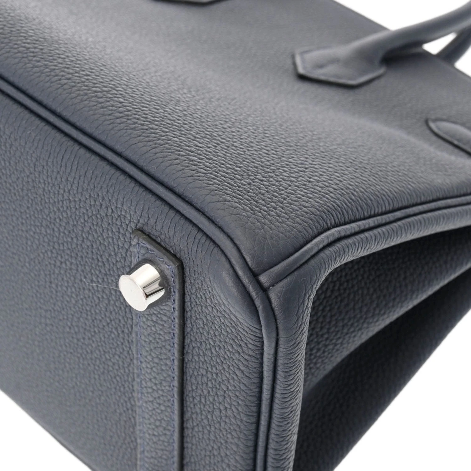 ELADY HERMES Birkin 25 Blue Nuit Palladium Hardware - Women's Togo Handbag 10 ELADY HERMES Birkin 25 Blue Nuit Palladium Hardware - Women's Togo Handbag - Image 8