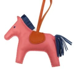 ELADY HERMES Rodeo MM Anjou Milo Swift Rose Azalee Blue Bag Charm 0010 -Best Jewelry Store 2000 cc430c0d dbd3 4a45 b070 5325423bfcef