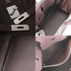 ELADY HERMES Birkin 30 Chocolat Palladium Metal Fittings D Engraved [around 2019] Women's Taurillon Clemence Handbag -Best Jewelry Store 2000 d1b84364 6594 40a3 833b 0611fd3014ea