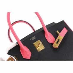 ELADY Hermes Personal SPO Birkin 30 Handbag Epson Rose Azare Black C Engraved Gold Metal Fittings -Best Jewelry Store 2000 d6c61cf3 e389 4da1 b30f 63fde8a6c5a3