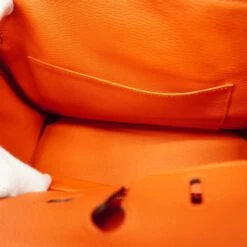 ELADY HERMES Handbag Birkin 25 Z Engraved Togo Rouge Tomato Gold Hardware Ladies -Best Jewelry Store 2000 ddd358e8 b4e5 4393 a399 9e9c4bb685a1