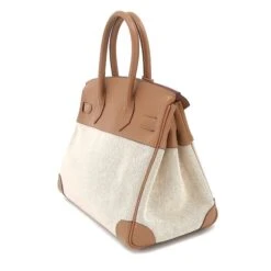 ELADY HERMES Birkin 30 Hand Bag Toile Ash Swift Beige L Stamp Silver Metal Fittings -Best Jewelry Store 2000 e07d28d1 2e36 438a 8a78 39269629d4ee