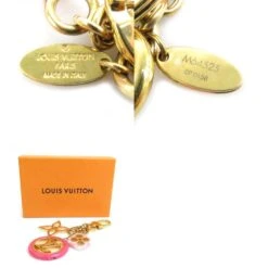 ELADY LOUIS VUITTON Charm Key Ring Portocre Color Line Keychain Metal Gold X Pink Unisex M64525 -Best Jewelry Store 2000 e1cc0b7e 9af7 4660 a49a 21d840571b9d