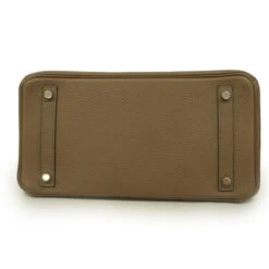 ELADY HERMES Handbag Birkin 30 D Engraved Taurillon Clemence Taupe Tourtiere Gray Silver Hardware Women's -Best Jewelry Store 2000 e2a364d8 4197 4a2d bd44 5e88b4e33fe2