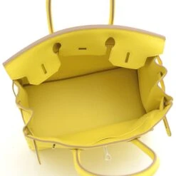 ELADY HERMES Birkin 30 Taurillon Clemence Lime Handbag Silver Hardware U Stamp -Best Jewelry Store 2000 e49a9d35 7dd9 47d3 858f 18970af60daf