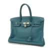 ELADY HERMES Handbag Birkin 35 R Engraved Taurillon Clemence Colvert Ladies