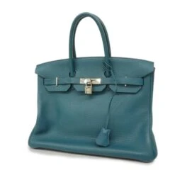 ELADY HERMES Handbag Birkin 35 R Engraved Taurillon Clemence Colvert Ladies