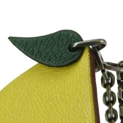 ELADY HERMES Bag Charm Leather Yellow Fruit Lemon Ladies -Best Jewelry Store 2000 e4c798f0 5473 4961 879d d1d429773167
