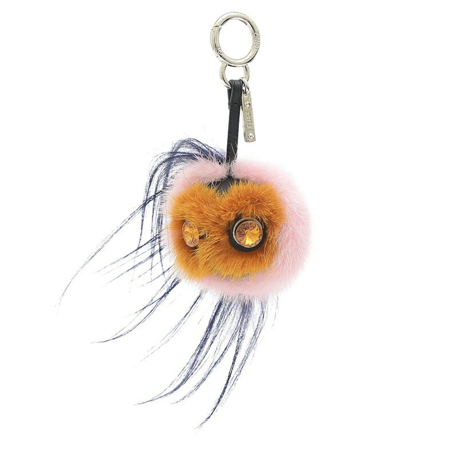 ELADY FENDI Monster Bag Bugs Charm Mink Fur Pink 7AR466 8 ELADY FENDI Monster Bag Bugs Charm Mink Fur Pink 7AR466 - Image 6