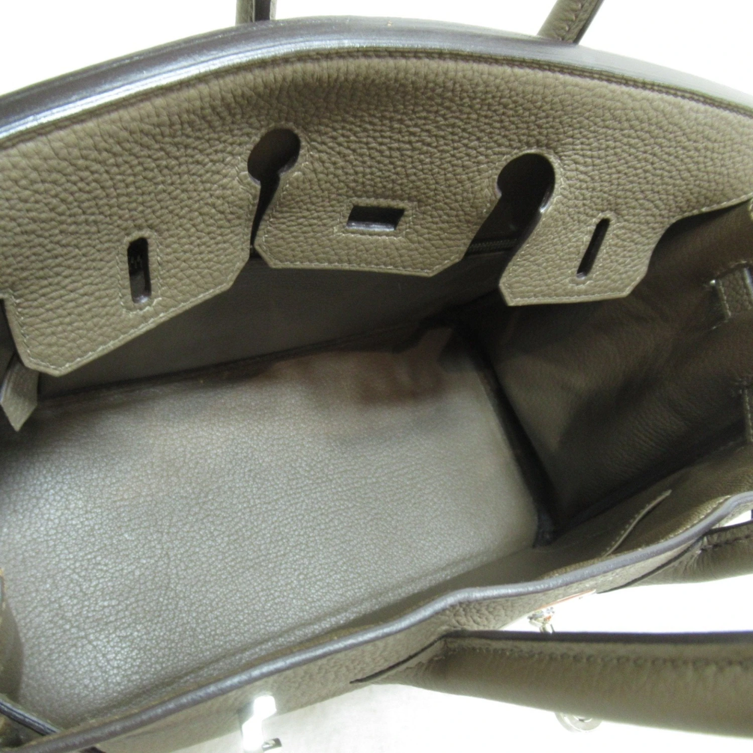 ELADY HERMES Birkin 25 Handbag Gray Taupe Togo Leather Leather 7 ELADY HERMES Birkin 25 Handbag Gray Taupe Togo Leather Leather - Image 5