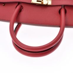 ELADY Hermes Birkin 40 Rouge Vif ???G Engraved (around 2003) Unisex Couchbel Handbag -Best Jewelry Store 2000 eb759da5 9575 48e8 a1aa ef1d6242804a