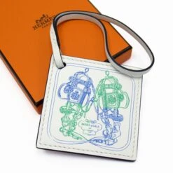 ELADY HERMES Charm Carenano BRIDES De GALA White Vaux Swift