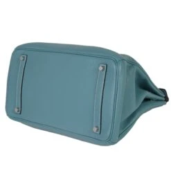 ELADY HERMES Birkin 35 Taurillon Clemence N Engraved Blue Handbag -Best Jewelry Store 2000 fa14c265 7c3e 4beb 9886 fc39e0048933