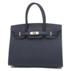 ELADY HERMES Birkin 30 Serie Handbag Epson Blue Indigo Silver Metal Fittings U Stamp 17 ELADY HERMES Birkin 30 Serie Handbag Epson Blue Indigo Silver Metal Fittings U Stamp -Best Jewelry Store 2000 facec2b5 7edd 4855 85a2 ddd0dedb2d9b