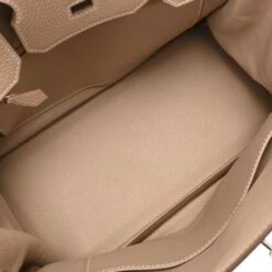 ELADY HERMES Birkin 30 Argile Palladium Hardware - Q Stamp [circa 2013] Ladies Taurillon Clemence Handbag Bag -Best Jewelry Store 2000 fbcc3268 63d2 4973 9df0 2bd40912c952