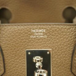 ELADY HERMES Handbag Birkin 30 D Engraved Taurillon Clemence Taupe Tourtiere Gray Silver Hardware Women's -Best Jewelry Store 2000 fd3d0538 4393 40c1 ab01 7dc6482e3904