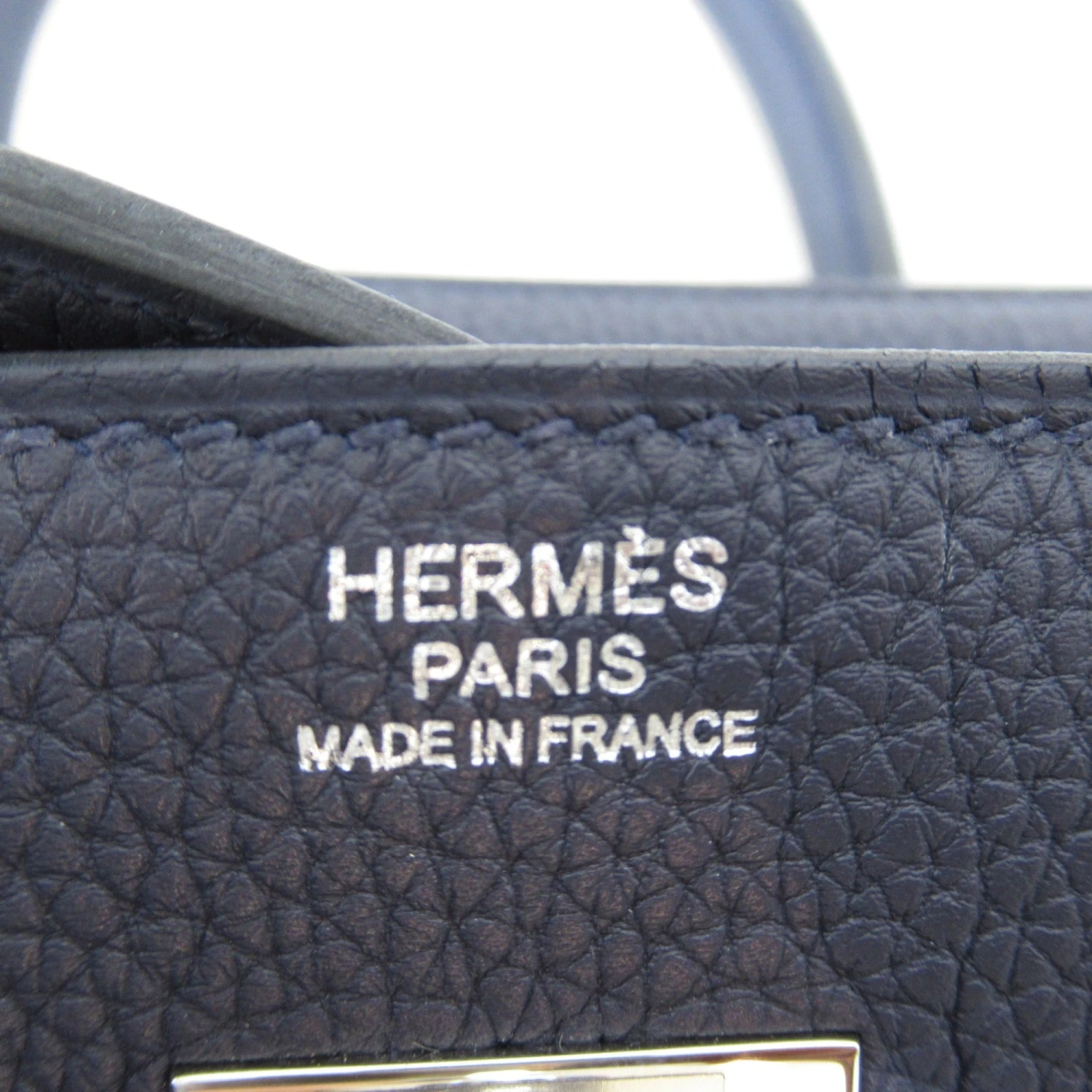 ELADY HERMES Birkin 30 Handbag Navy Orange Poppy Blue Nuit Togo Leather Leather 8 ELADY HERMES Birkin 30 Handbag Navy Orange Poppy Blue Nuit Togo Leather Leather - Image 6