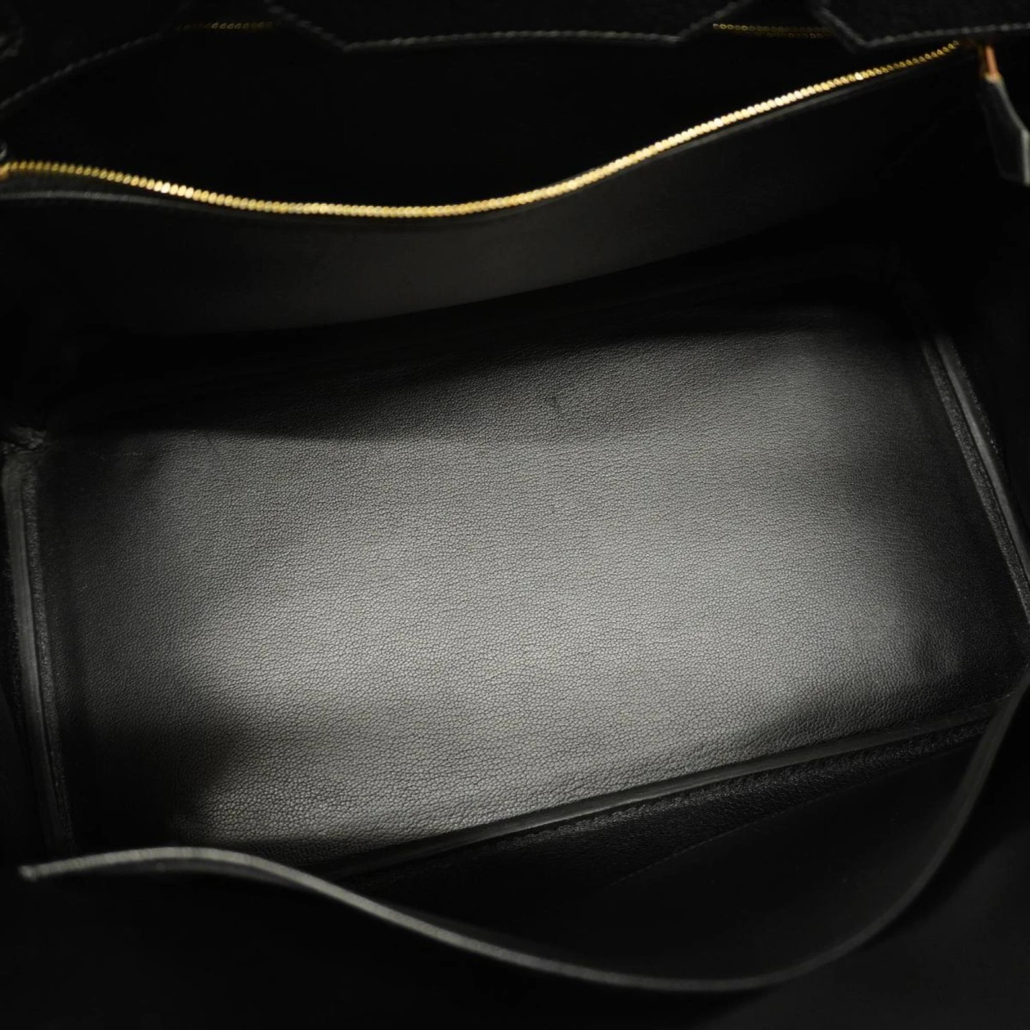 ELADY HERMES Handbag Birkin 35 D Engraved Ardennes Black Ladies 6 ELADY HERMES Handbag Birkin 35 D Engraved Ardennes Black Ladies - Image 4