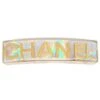 AMORE Vintage CHANEL★ 1997 Clear Rainbow Lucite Hair Clip Barrette 70126 -Best Jewelry Store 20210401 70126 s 01