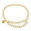 AMORE Vintage CHANEL 1990 Medallion Gold Chain Belt 25 60515 -Best Jewelry Store 20210414 60515 s 01