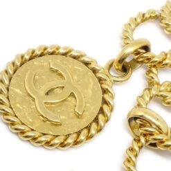 AMORE Vintage CHANEL 1990 Medallion Gold Chain Belt 25 60515 -Best Jewelry Store 20210414 60515 s 02 63140ee3 d0b0 4312 adba be7168eb3e5c