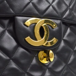 AMORE Vintage CHANEL 1994-1996 Black Lambskin Classic Flap Maxi 80413 -Best Jewelry Store 20210416 80413 s 03