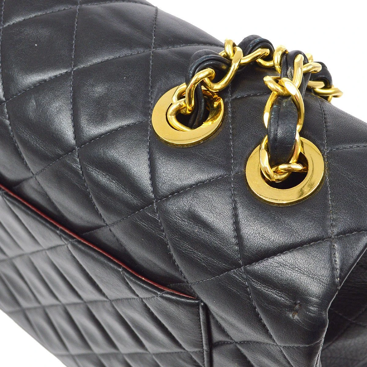 AMORE Vintage CHANEL 1991-1994 Classic Flap Maxi Black Lambskin 90420 16 AMORE Vintage CHANEL 1991-1994 Classic Flap Maxi Black Lambskin 90420 - Image 14