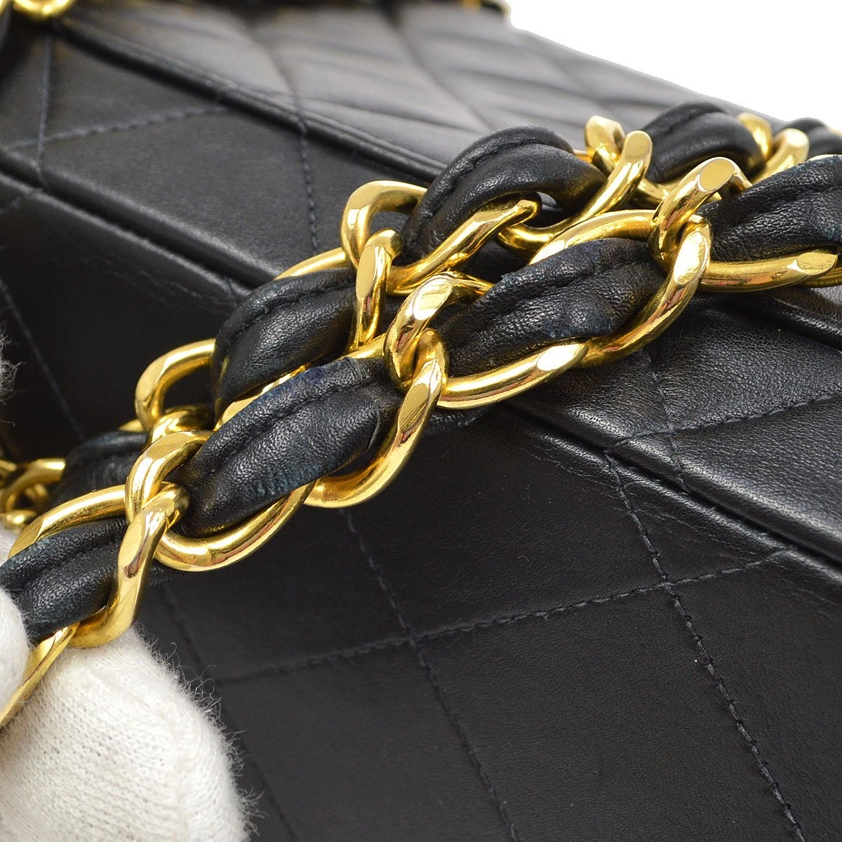 AMORE Vintage CHANEL 1991-1994 Classic Flap Maxi Black Lambskin 90420 17 AMORE Vintage CHANEL 1991-1994 Classic Flap Maxi Black Lambskin 90420 - Image 15