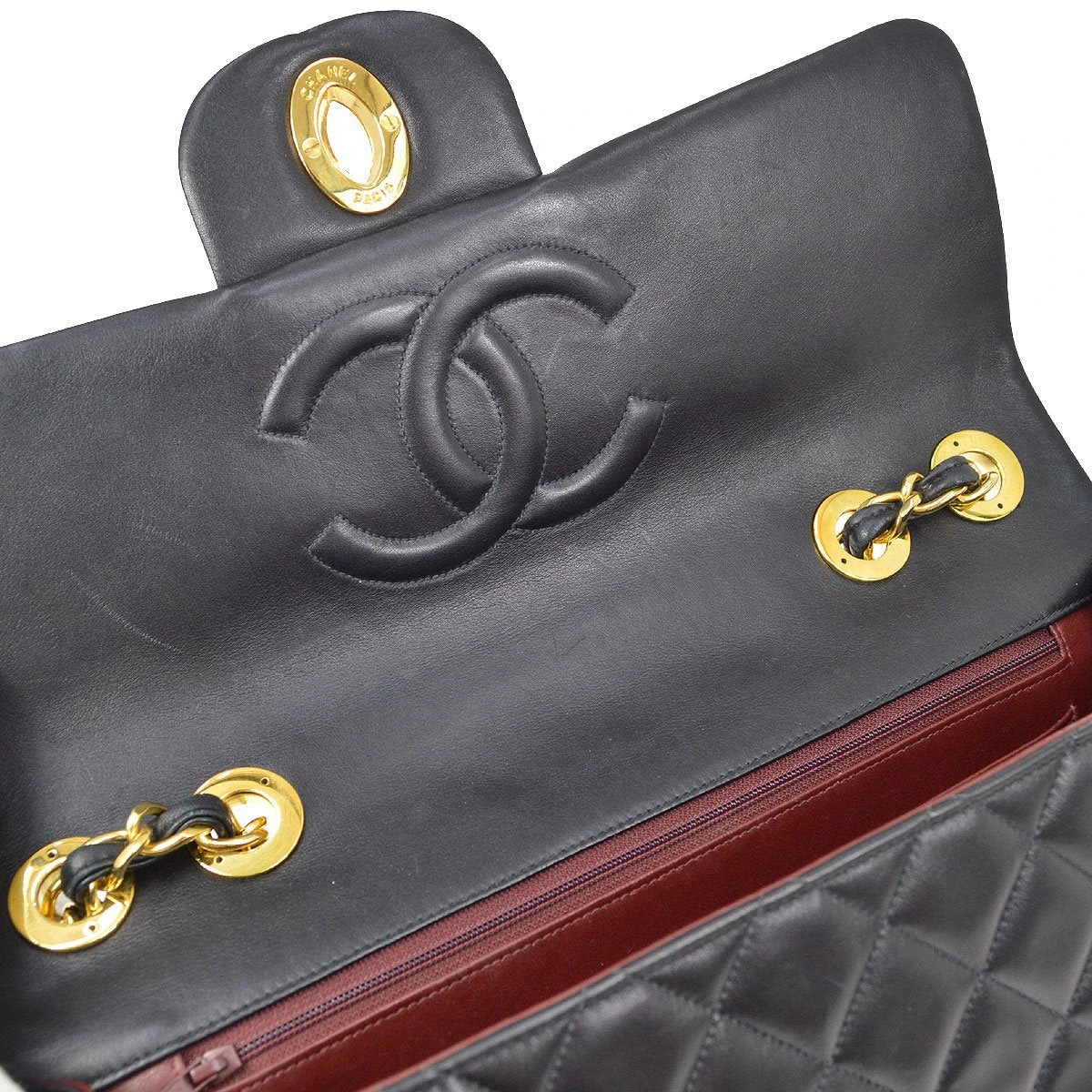 AMORE Vintage CHANEL 1991-1994 Classic Flap Maxi Black Lambskin 90420 19 AMORE Vintage CHANEL 1991-1994 Classic Flap Maxi Black Lambskin 90420 - Image 17