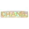 AMORE Vintage CHANEL 1997 Clear Rainbow Lucite Hair Clip Barrette 91496 -Best Jewelry Store 20210604 91496 s 01
