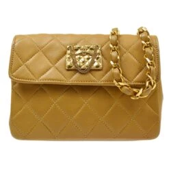 AMORE Vintage CHANEL 1986-1988 Bag Charm Straight Flap Micro 61290