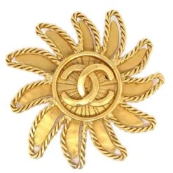 AMORE Vintage CHANEL 1994 Sun Brooch Gold 94A 93382 -Best Jewelry Store 20210914 93382 s 01 91abc20c 2ef8 475b bc87 8faba7cfbe8a